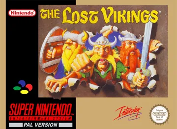 Lost Vikings, The (Europe) box cover front